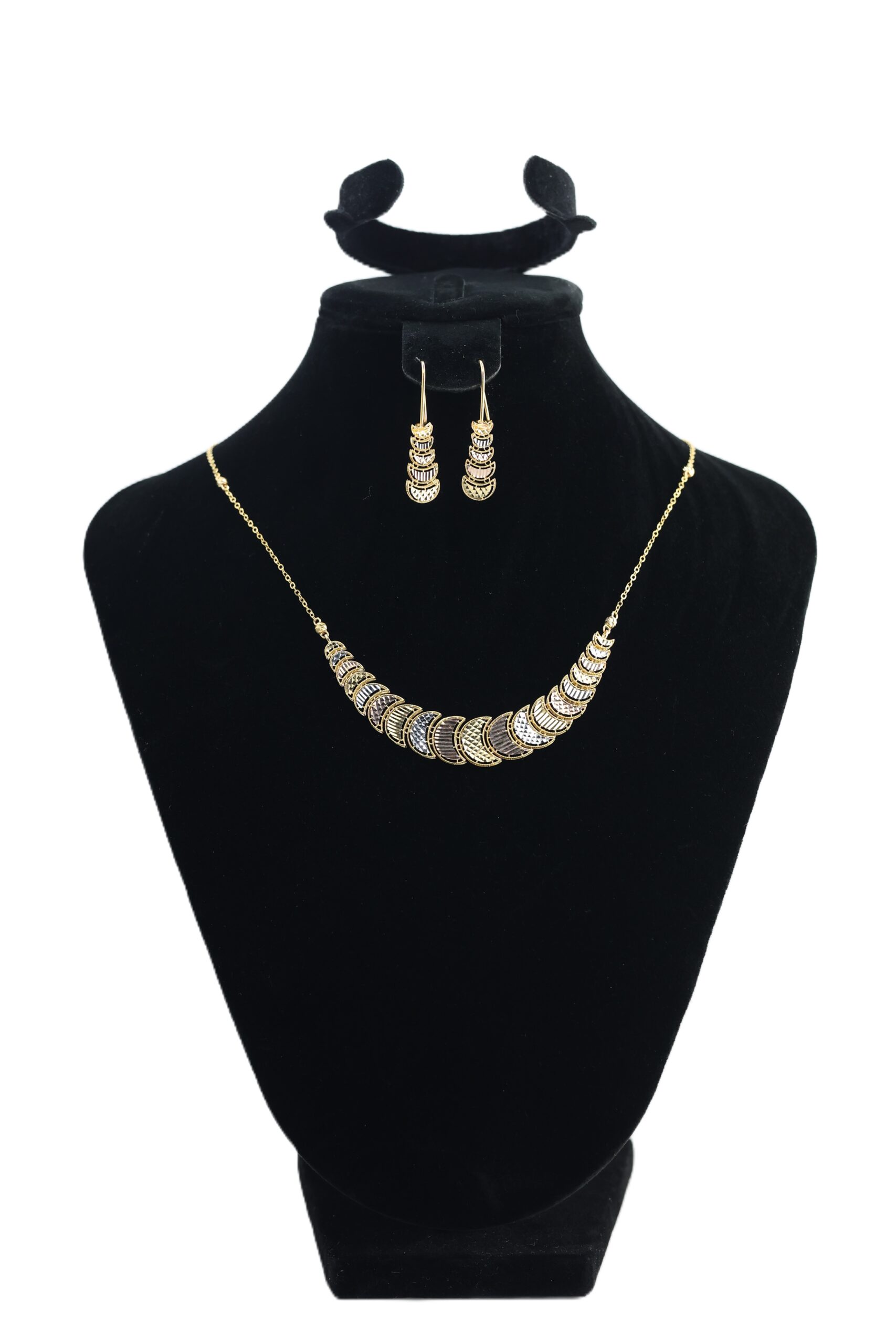 طقم ذهب Rose white Gold