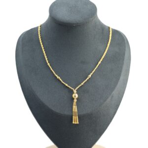 عقد ذهب مسباح عيار